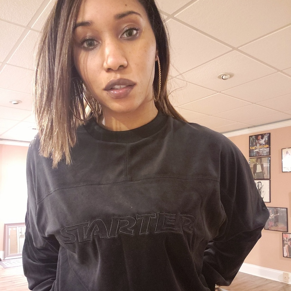 Vintage STARTER Black Sweatshirt